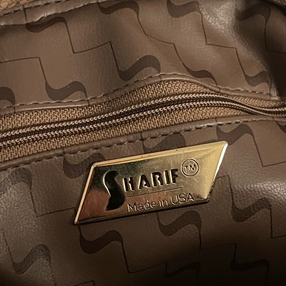 Vtg Sharif Python Snakeskin Iridescent/Shimmering… - image 3